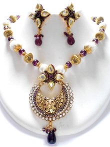 Polki Necklace Set